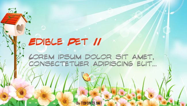 Edible Pet II example